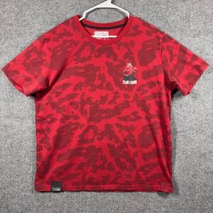 Vintage Team Liquid Naruto Shippuden Shirt Mens Large Itachi Akatsuki Camo Tee